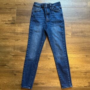 Wax Jean High Rise Dark Blue Women's Jeans